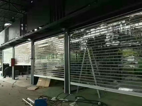 天津市濱海新區(qū)新村街道抗風(fēng)卷簾門 水晶卷簾門定做