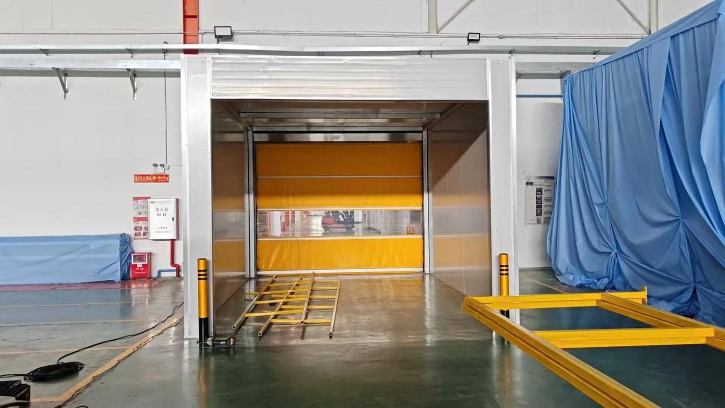 快速門更換電機(jī)電箱,拆裝兩套快速門順利完成驗收#卷簾門